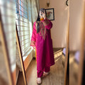 Rimjhim Crimson Embroidered 3PC Set