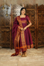 Hemlata Yamuna Pure Cotton Anarkali