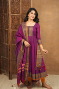 Chandrika Mehnaz Cotton Temple Anarkali