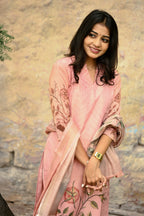 Pastel charm kurti and dupatta