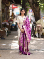 Yashoda Shrungar Tissue Handwork Kurti Banarasi Set
