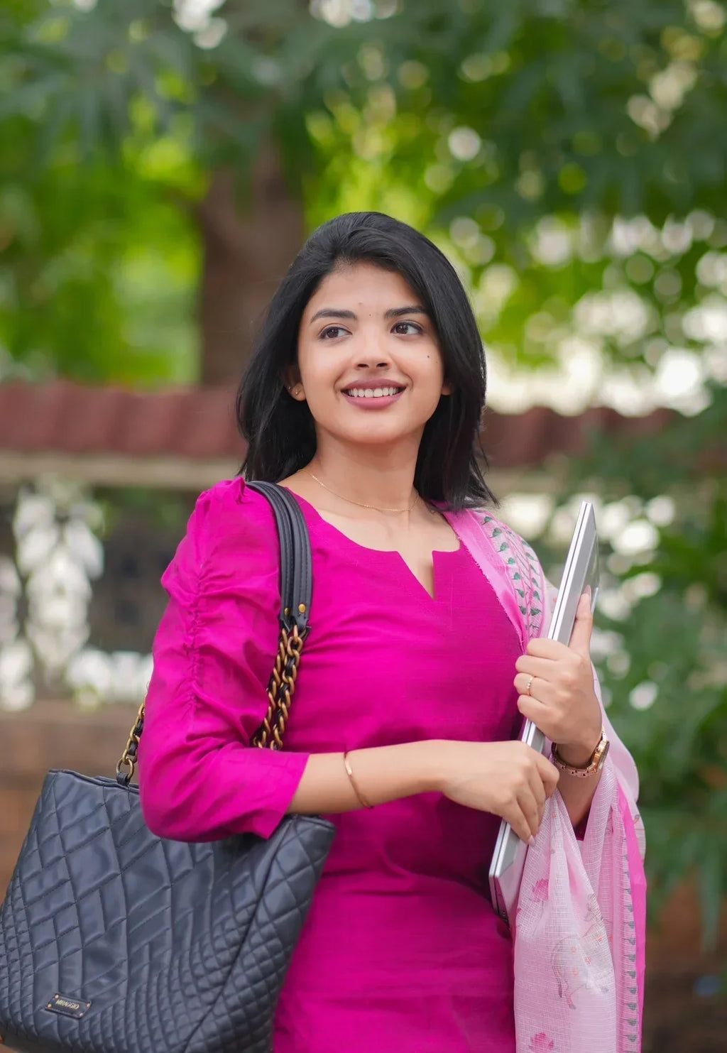 Gulika Rose Milk Kurta Set