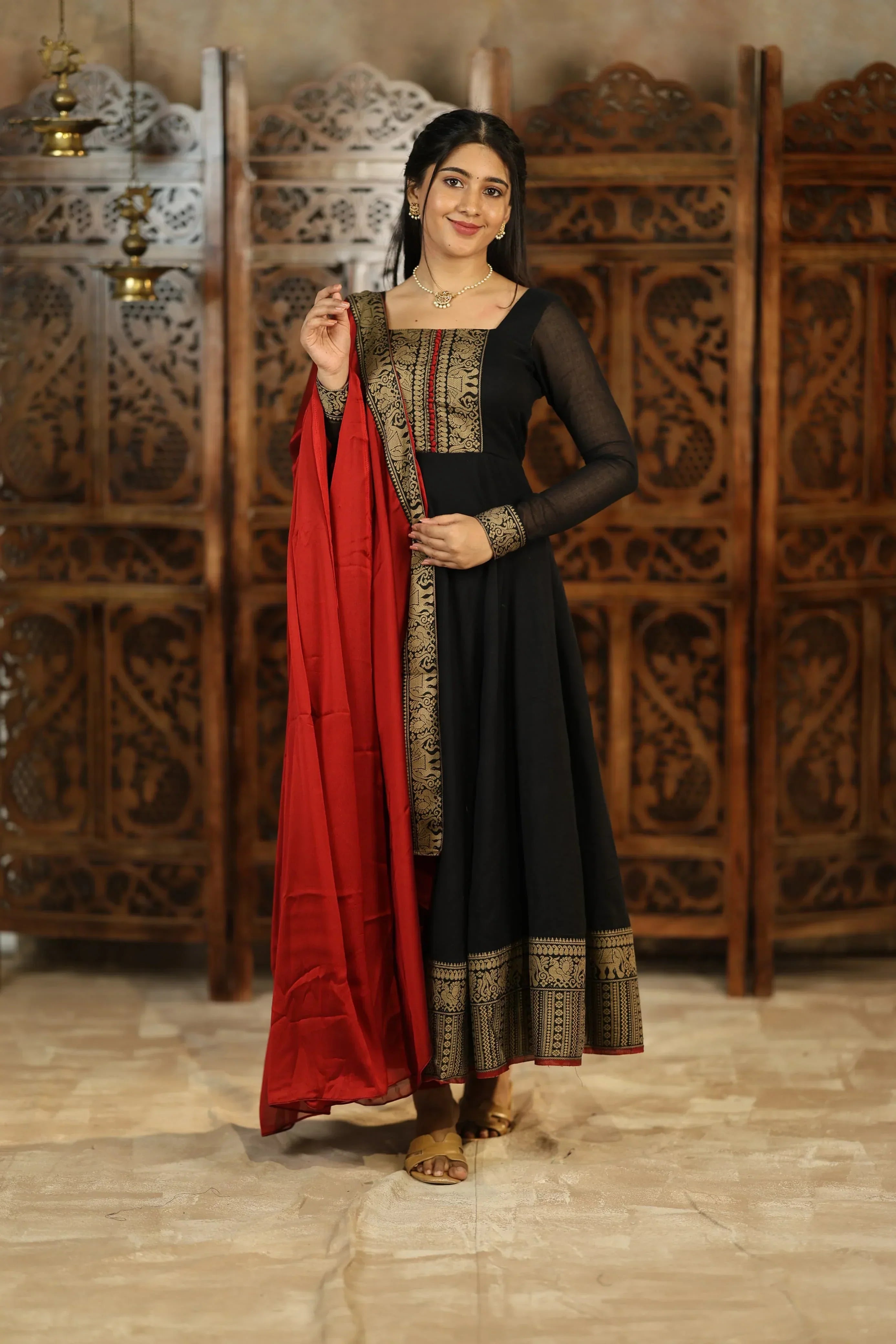 Wrishti Shrungar Pure Cotton Anarkali