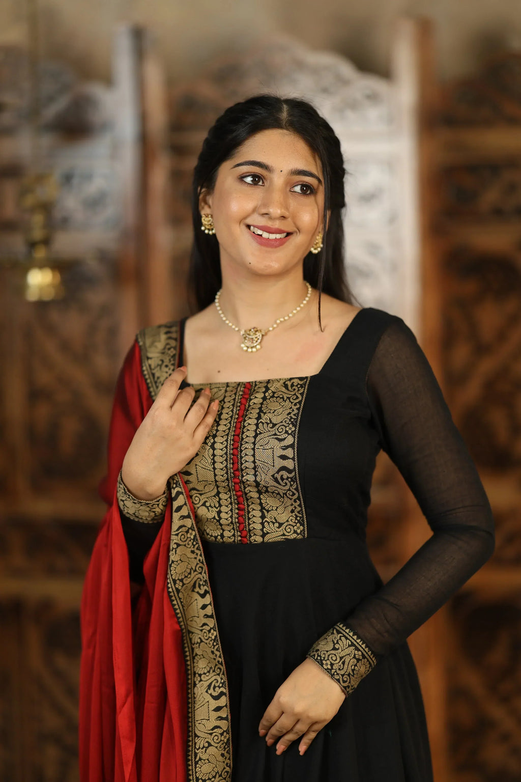 Wrishti Shrungar Pure Cotton Anarkali