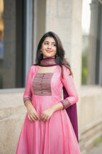 Apoorva Menaka Cotton Temple Anarkali
