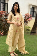 Ira Tissue Silk Kurti Dupatta Set