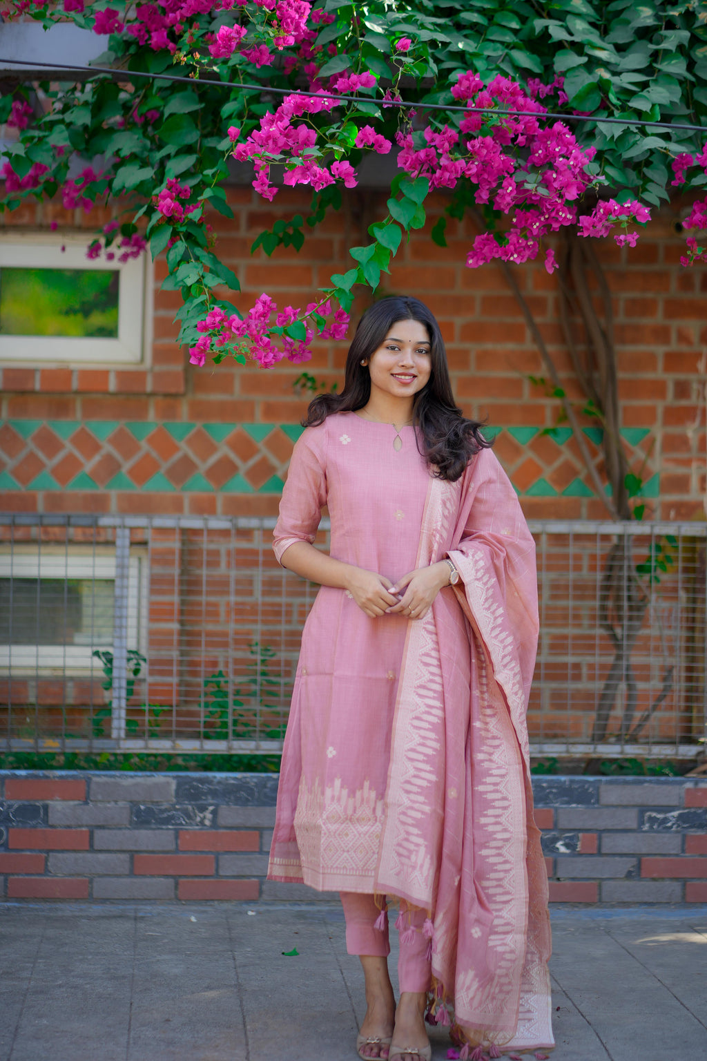 Kota cotton silk 3 piece suit
