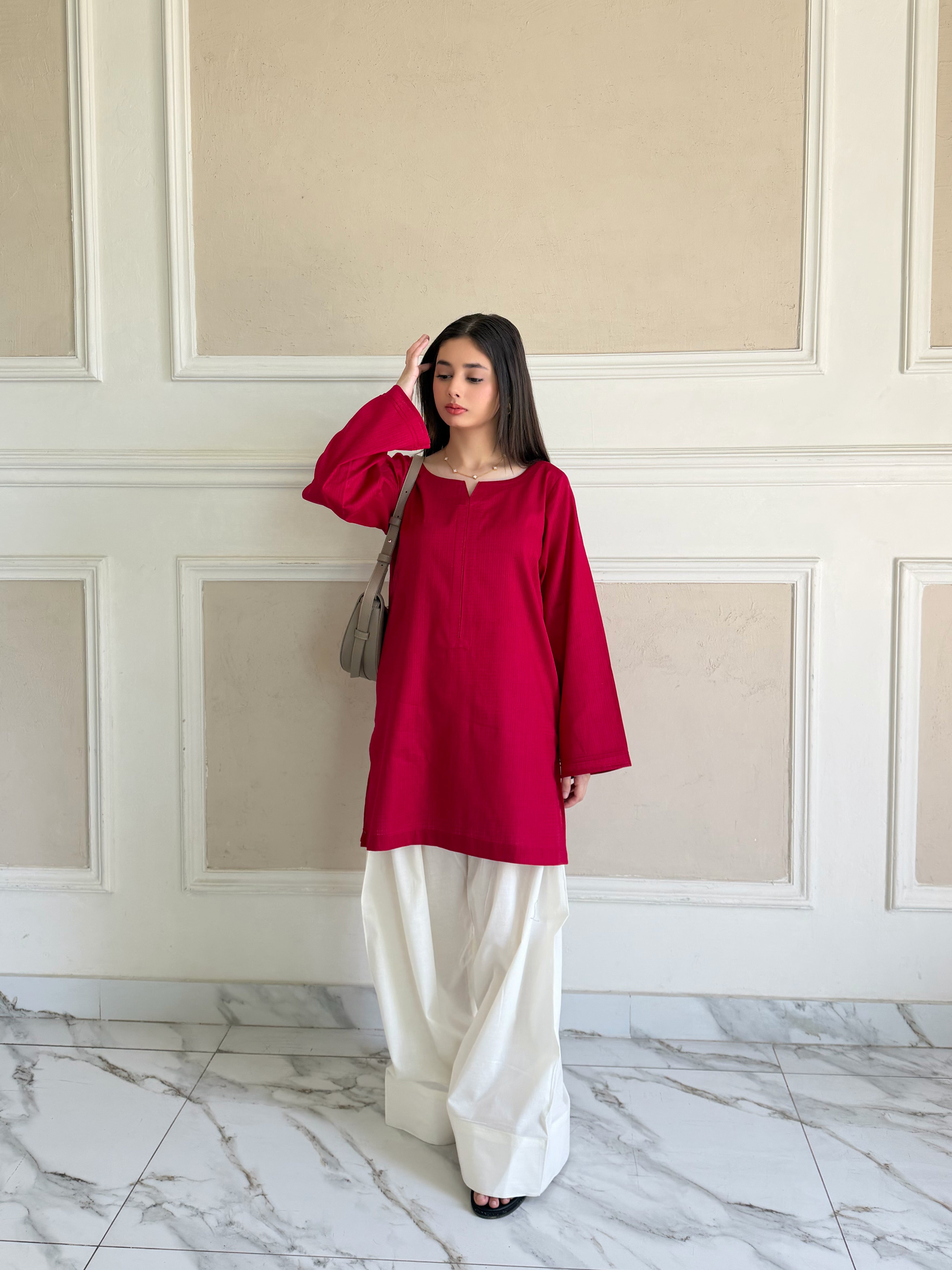 Rose - 2 PC Stitched Pret