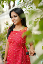 Cherry Crush ALine Maxi