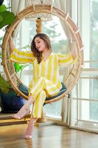 Yellow Stripe Co-ord Set