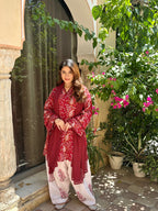 Aarzu Red Farshi Set