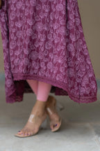 Plum Dalia Viscose Printed A-line Dress