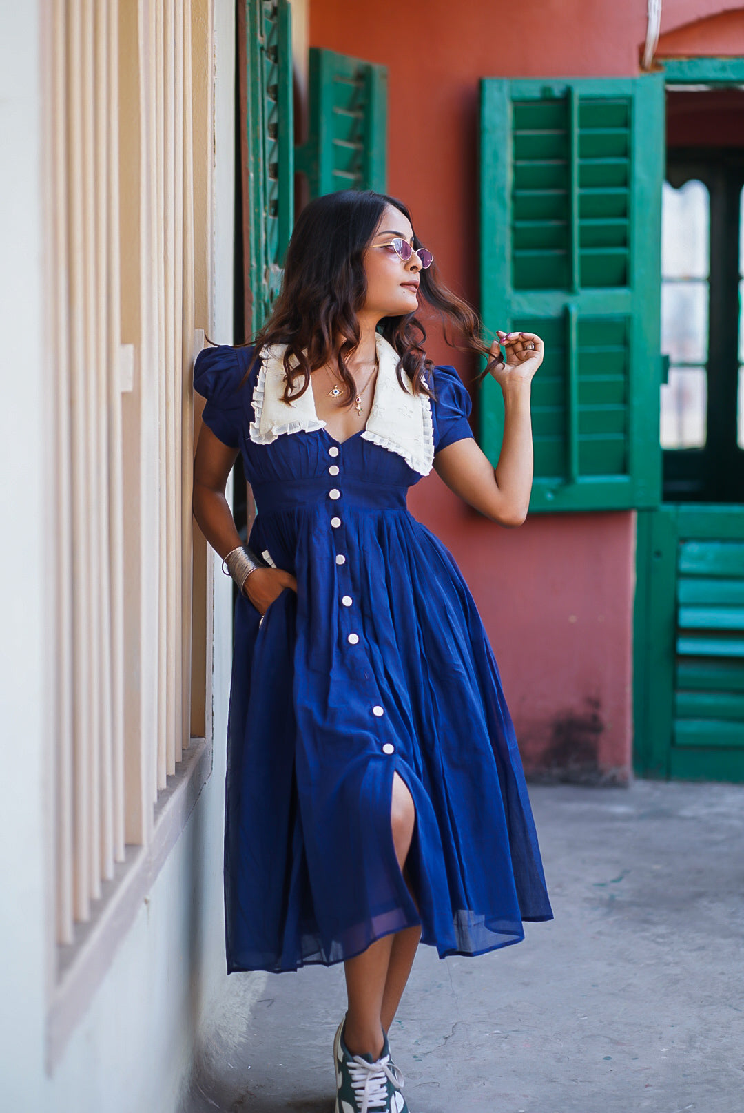 Royal Blue Orchid Set