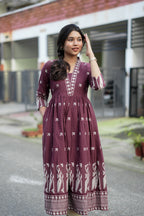 Maroon Muse maxi