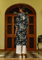Anaya White Chikankari Mulmul Kurta