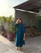 Kashvi Cotton Embroidered 3-Piece Dress Set