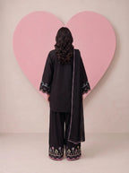 Elaria Noir Floral Embroidered Co-Ord Set