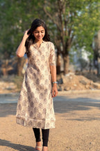 Tussar silk kurti