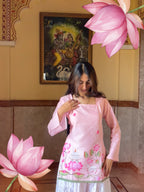 Lotus Noor – Pink Floral Co-Ord Set