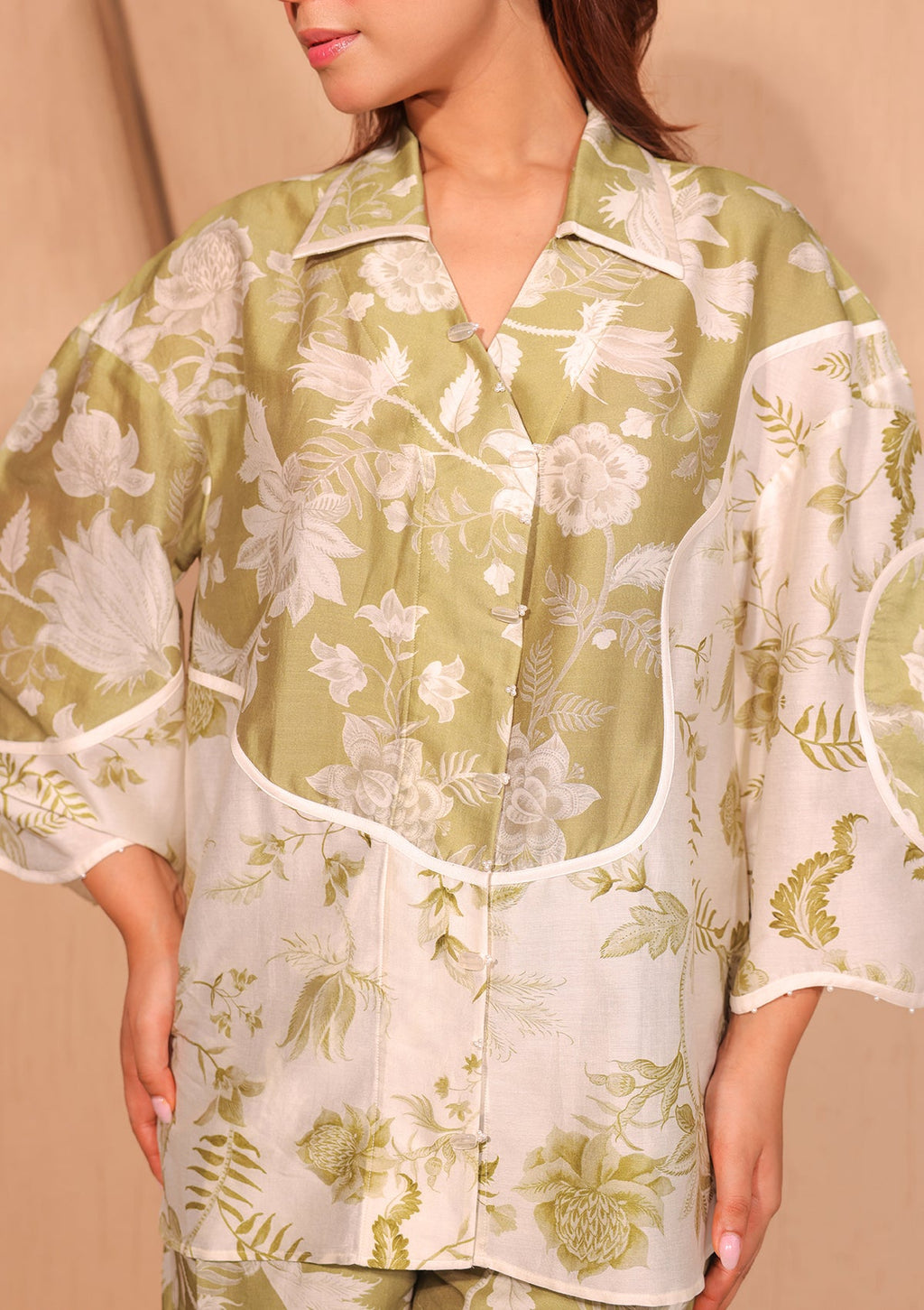 Olive Santorini Co-ord Set