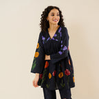 At The Florist's Cotton Co-ord Set - Black