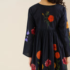 At The Florist's Cotton Co-ord Set - Black
