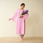 Countryside Seersucker Cotton Kurta Set