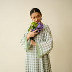 Countryside Seersucker Cotton Kurta Set