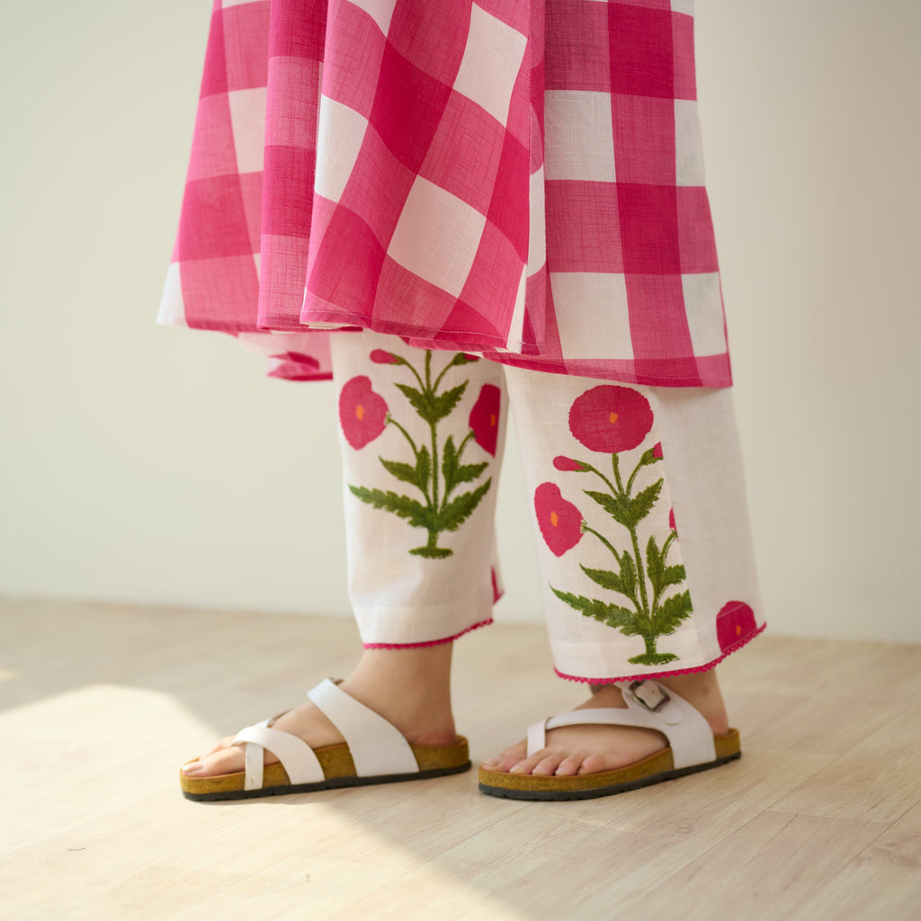 Soft Petal Pure Cotton Kurti Set
