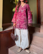 Calista Berry Printed Kurta Palazzo Set