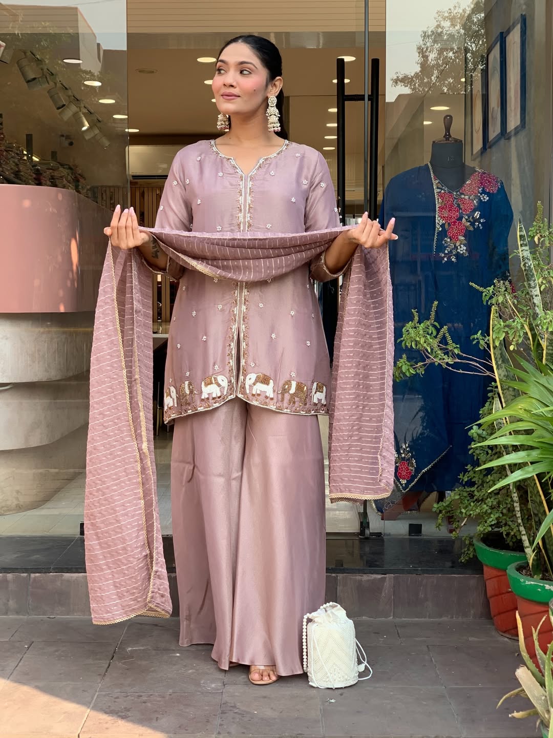 Zeenat Green Heritage Festive Ensemble