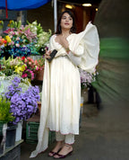 Aarohi Ivory Bloom Anarkali