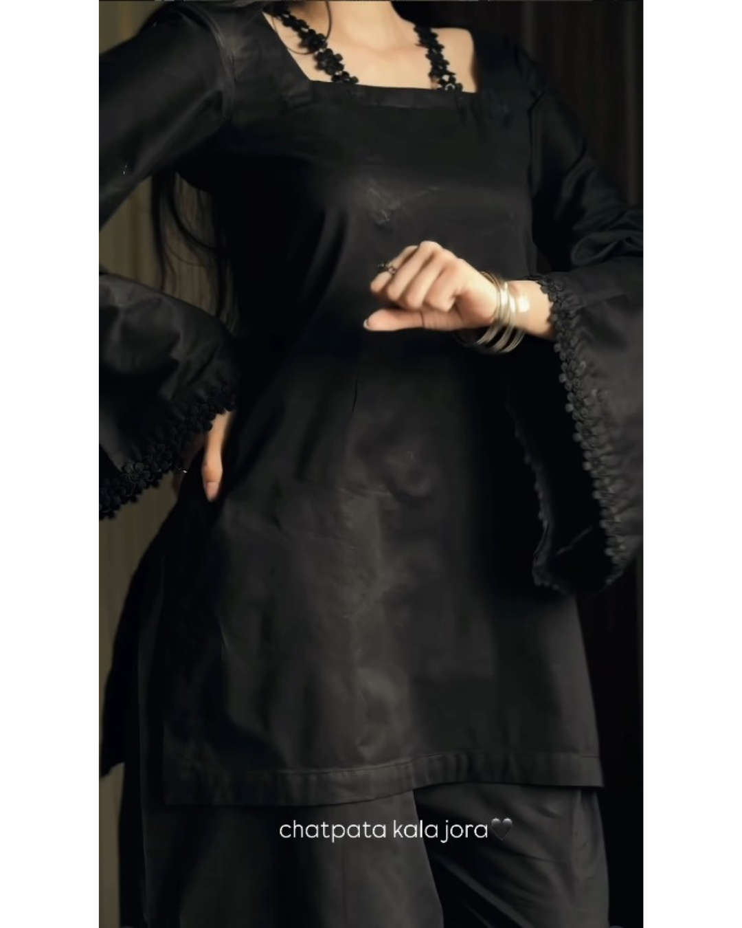 Zoya Noir Luxe Embroidered Farshi Suit
