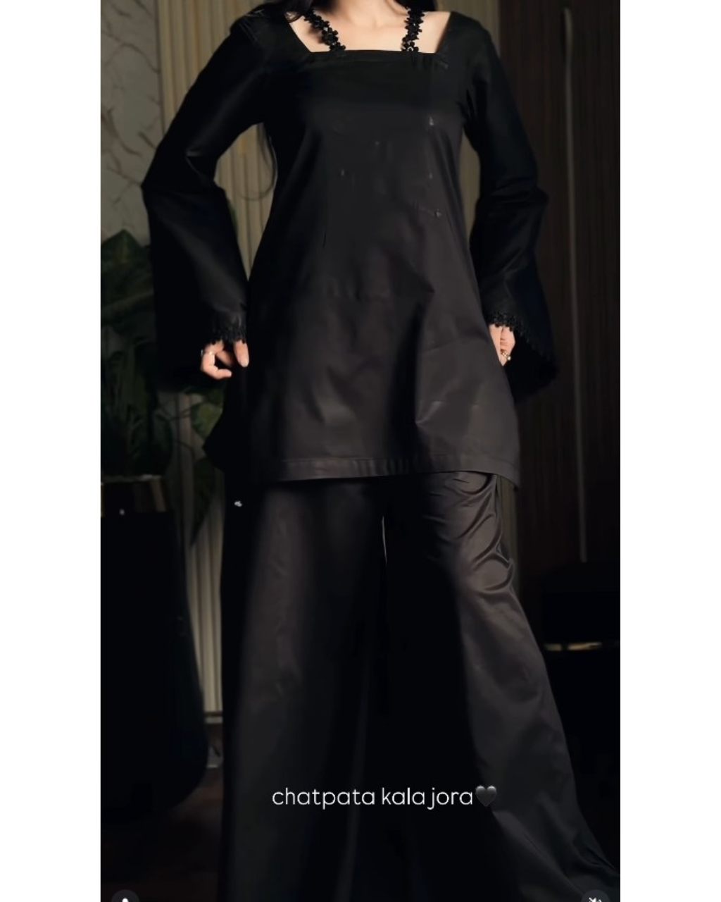 Zoya Noir Luxe Embroidered Farshi Suit