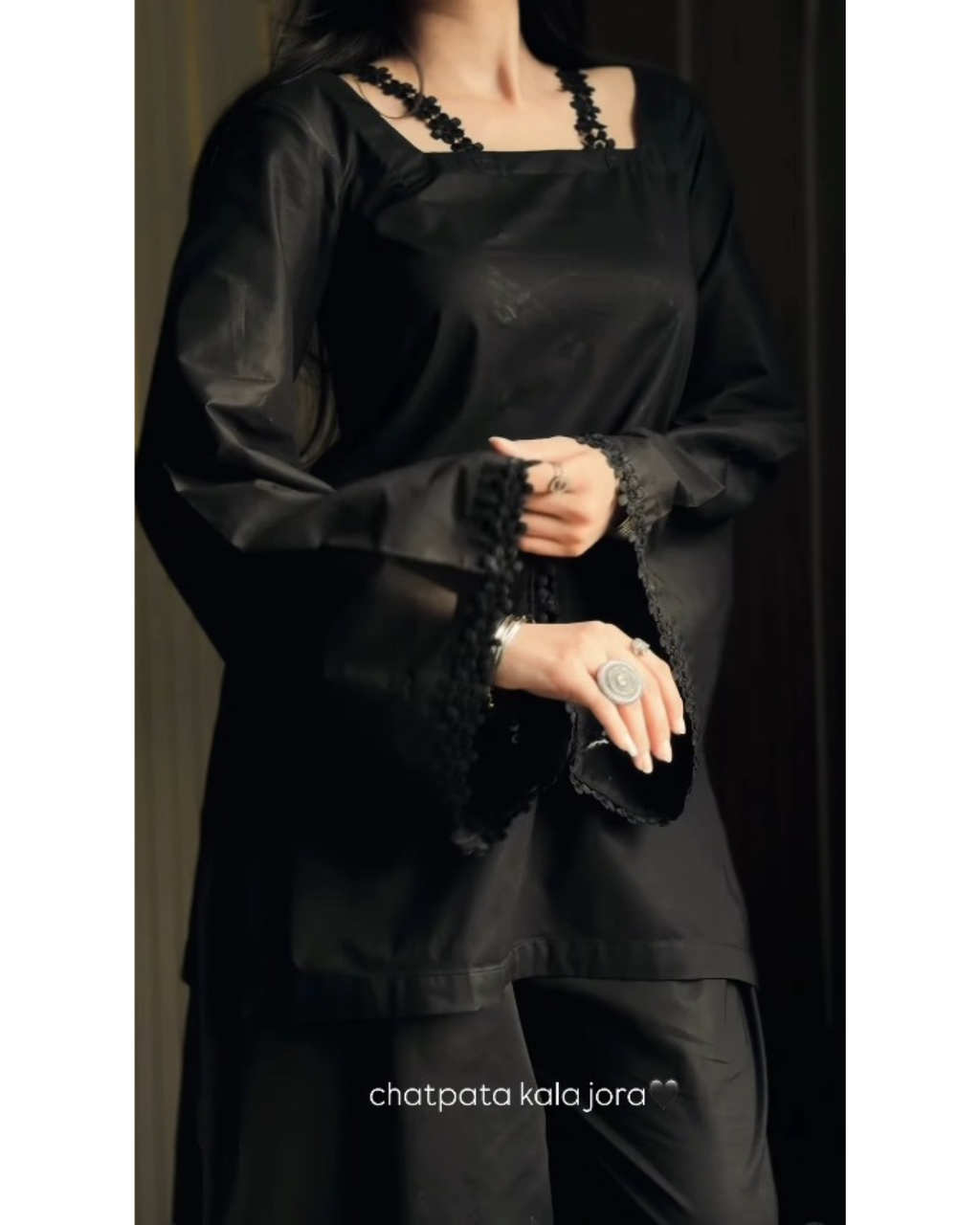Zoya Noir Luxe Embroidered Farshi Suit