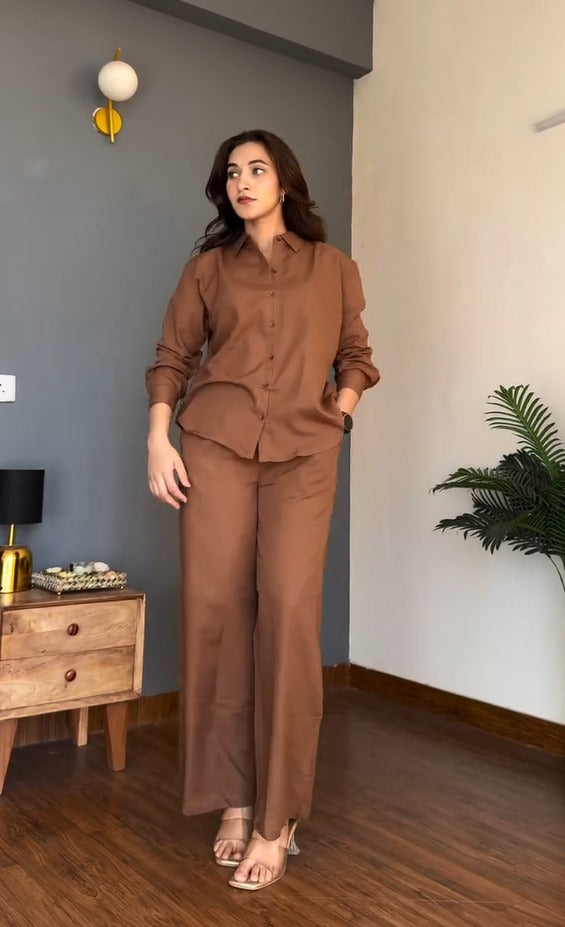 Mocha Comfort Co-ord Set