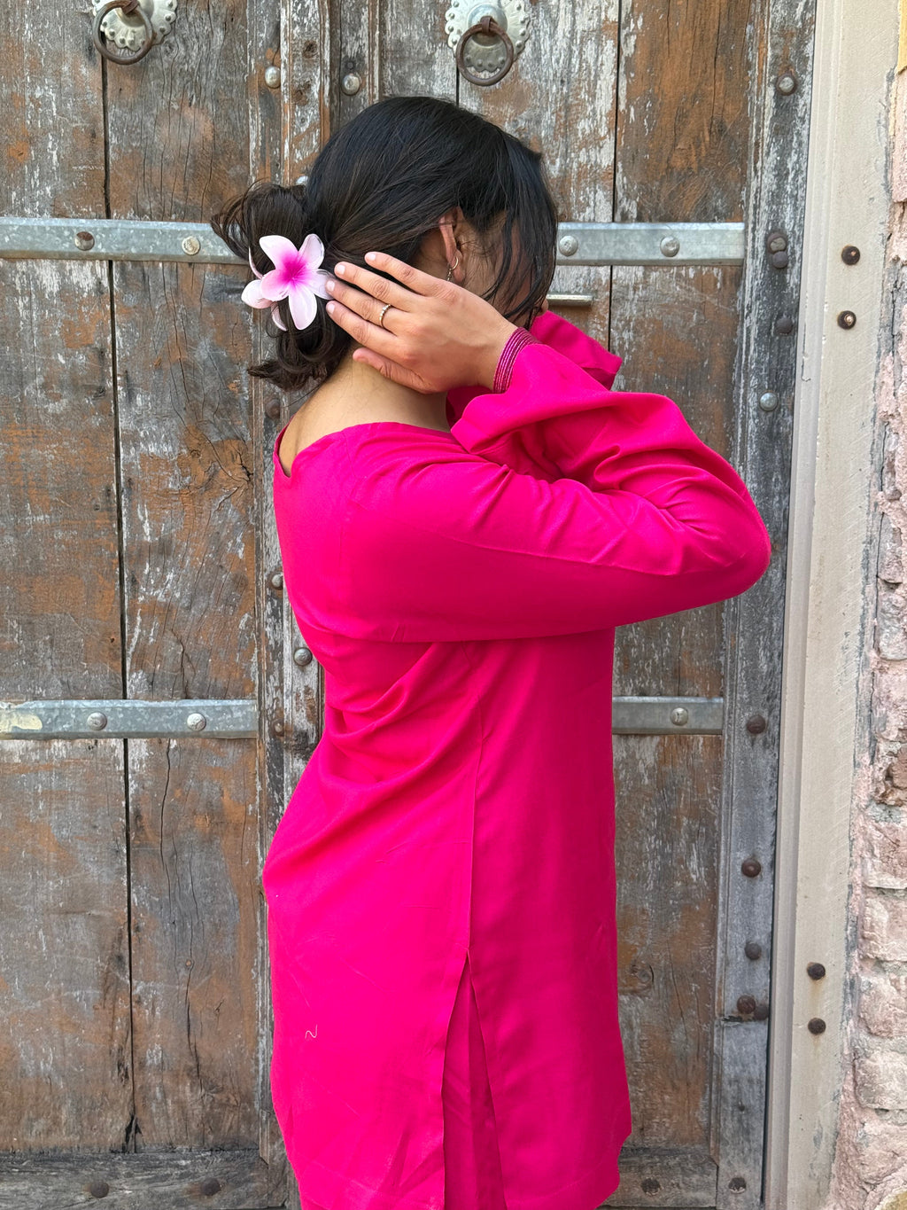 Rani Pink Farshi Salwar Set