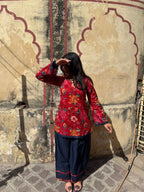 Gulnaar Floral Farshi Salwar Set