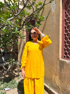Sunshine Yellow Farshi Salwar Set