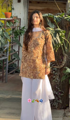 Jaipuri Soft Cotton Rayon Padded Top & Palazzo Set